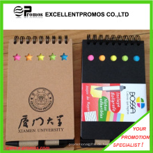 Billige benutzerdefinierte Werbeartikel Recycled Notebook mit Stift (EP-B55512)